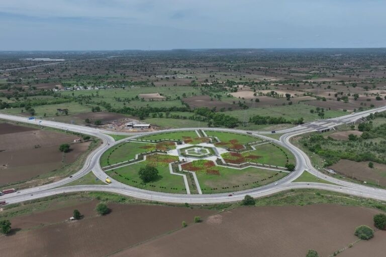 Well-maintained community square