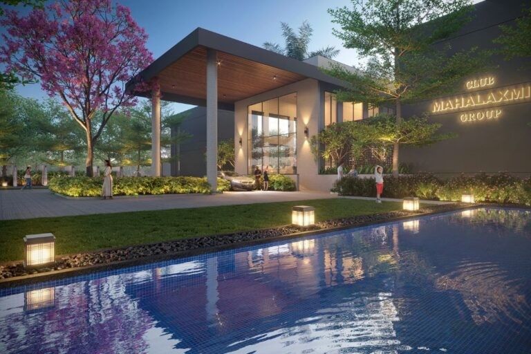 Night-time exterior view