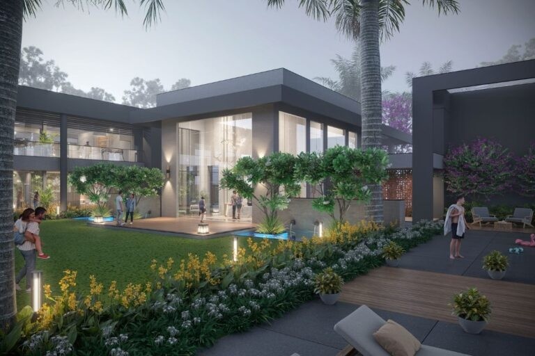 Cosy living space interior